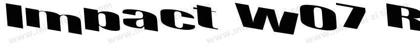 Impact W07 Regular字体转换